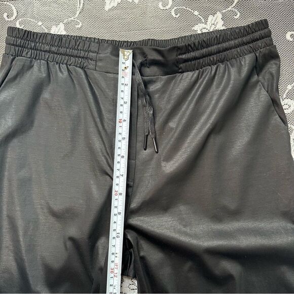 T Alexander Wang Black Satin Jogger Style Pant Sz Small - Picture 15 of 16